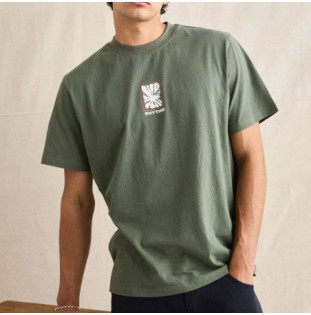 Camiseta Rhythm: Imprint Vintage SS T-Shirt (Vintage Green)