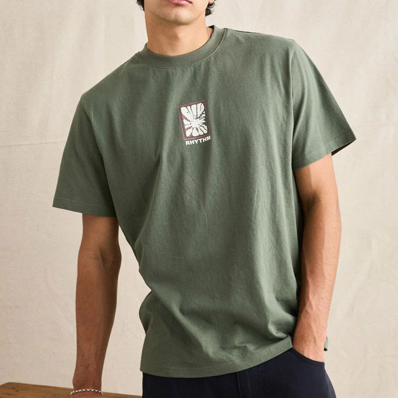 Camiseta Rhythm: Imprint Vintage SS T-Shirt (Vintage Green)