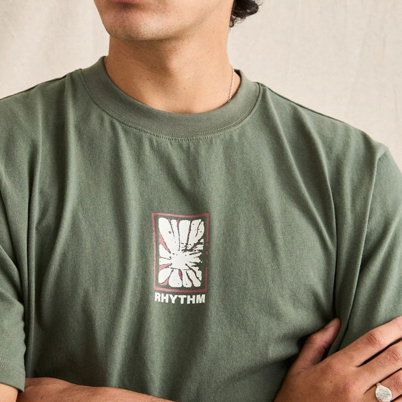 Camiseta Rhythm: Imprint Vintage SS T-Shirt (Vintage Green)