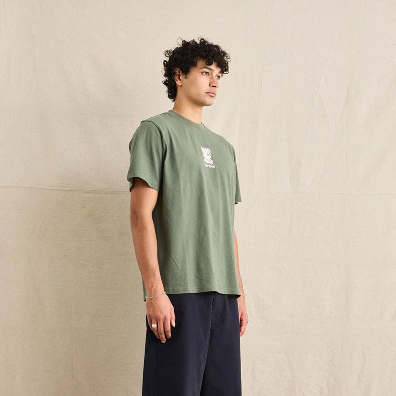 Camiseta Rhythm: Imprint Vintage SS T-Shirt (Vintage Green)