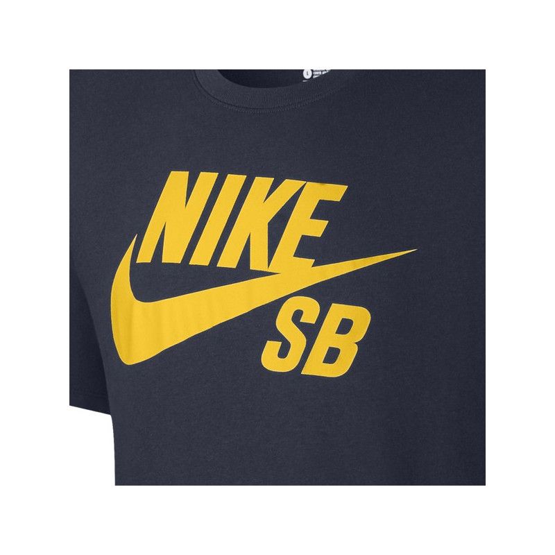 Diez años canal actualizar Camiseta outlet Nike SB LOGO TEE OBSIDIAN TOUR YELLOW | Atlas Stoked