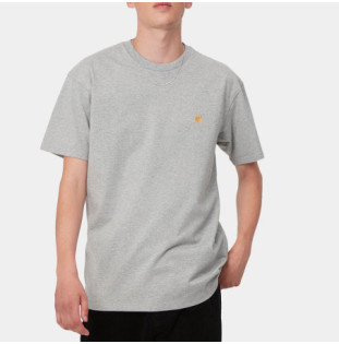 Camiseta Carhartt WIP: SS Chase T-Shirt (Grey Heather Gold)