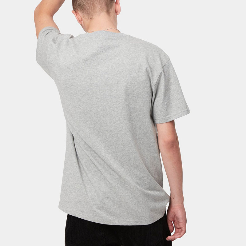 Camiseta Carhartt WIP: SS Chase T-Shirt (Grey Heather Gold)