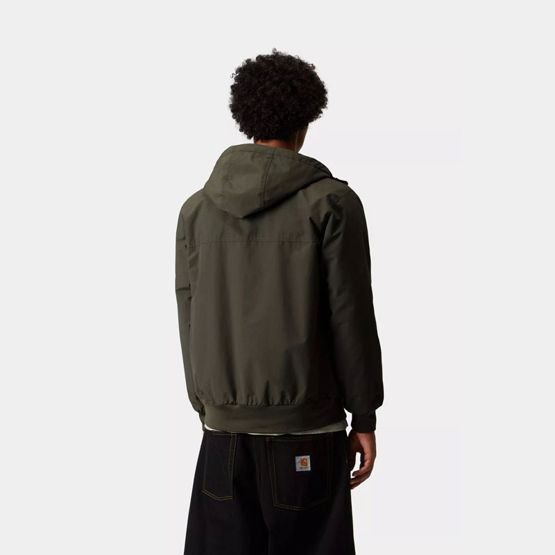 Chaqueta Carhartt WIP: Hooded Sail Jacket (Cypress Black)