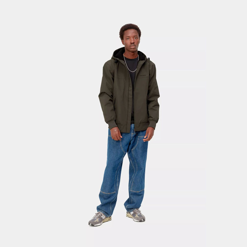 Chaqueta Carhartt WIP: Hooded Sail Jacket (Cypress Black)