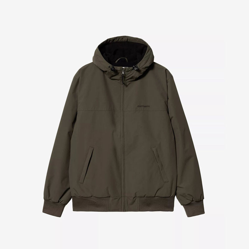 Chaqueta Carhartt WIP: Hooded Sail Jacket (Cypress Black)