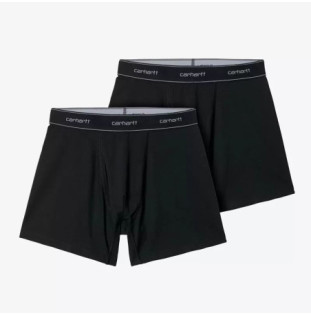 Boxer Carhartt WIP: Cotton Trunks (Black + Black)