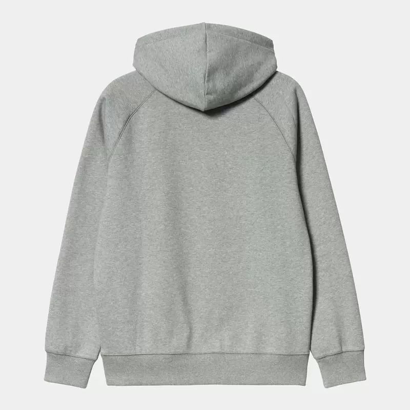 Sudadera Carhartt WIP: Hooded Chase Sweat (Grey Heather Gold)
