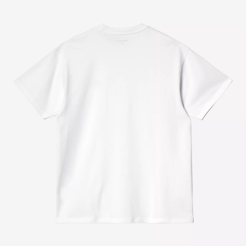 Camiseta Carhartt WIP: SS American Script T-Shirt (White)