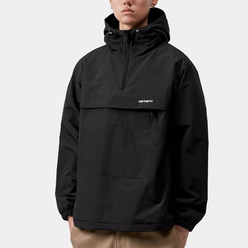 Chaqueta Carhartt WIP: Windbreaker Pullover (Black White)