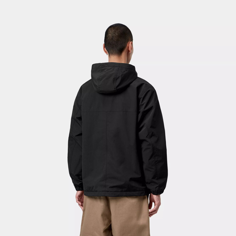 Chaqueta Carhartt WIP: Windbreaker Pullover (Black White)