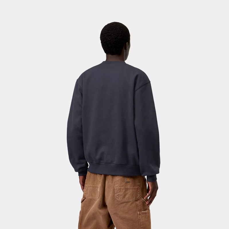 Sudadera Carhartt WIP: Carhartt Sweat (Dark Navy Dark Scarab)