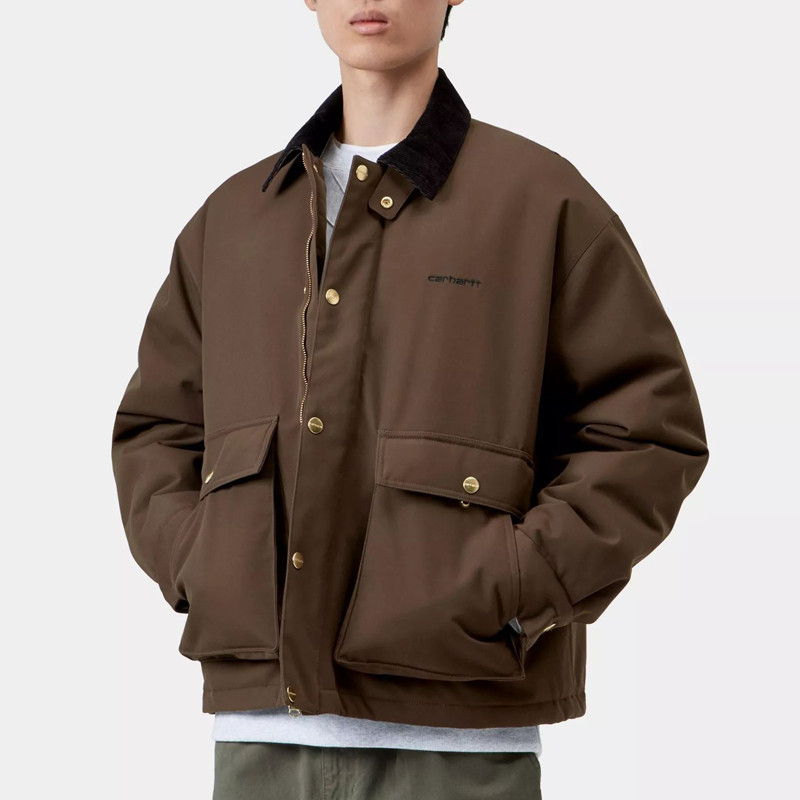 Chaqueta Carhartt WIP: Quentin Jacket (Tobacco Black)