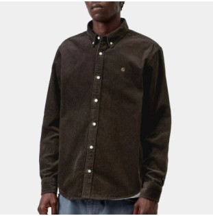 Camisa Carhartt WIP: LS Madison Cord Shirt (Tobacco)