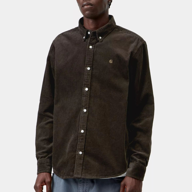 Camisa Carhartt WIP: LS Madison Cord Shirt (Tobacco)