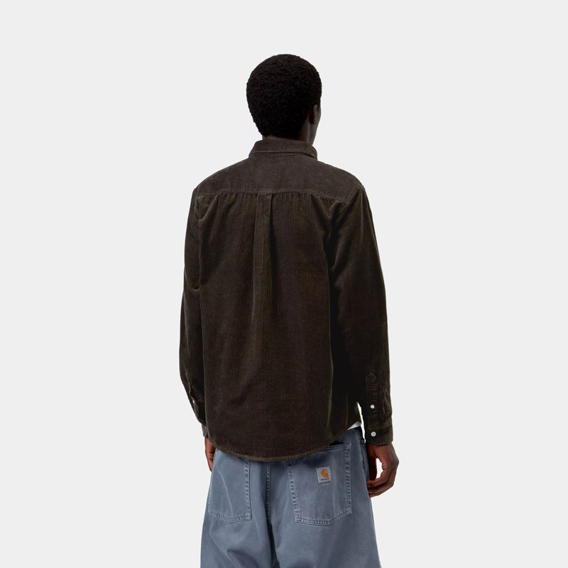 Camisa Carhartt WIP: LS Madison Cord Shirt (Tobacco)