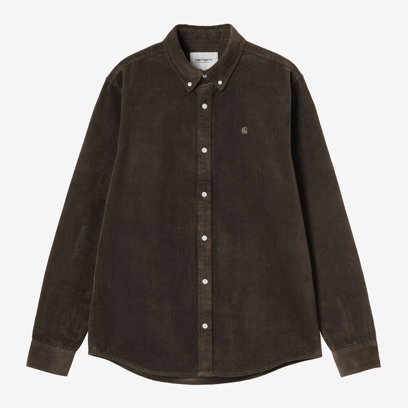 Camisa Carhartt WIP: LS Madison Cord Shirt (Tobacco)