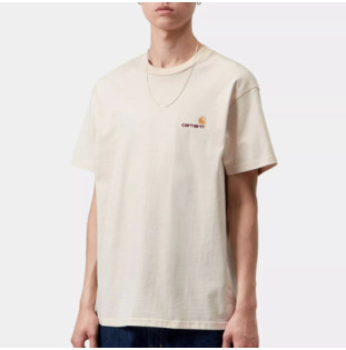 Camiseta Carhartt WIP: SS American Script T-Shirt (Natural)