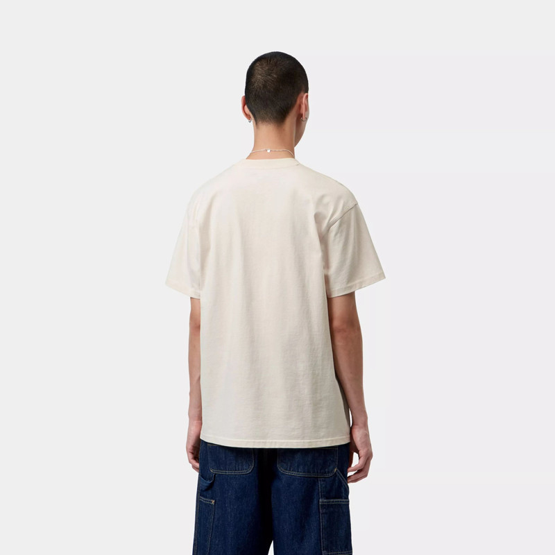 Camiseta Carhartt WIP: SS American Script T-Shirt (Natural)