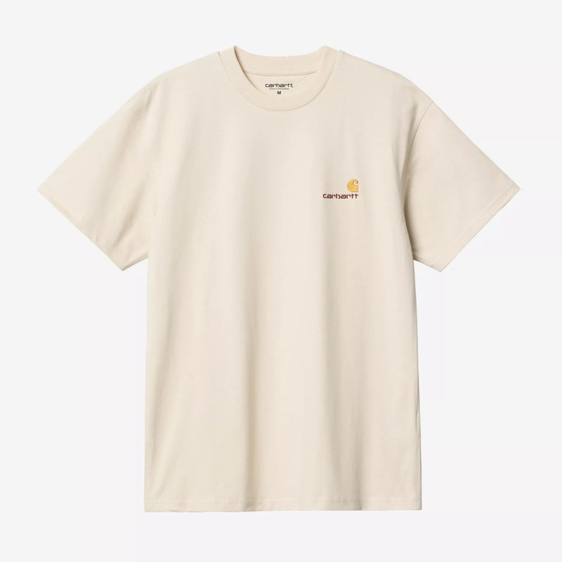 Camiseta Carhartt WIP: SS American Script T-Shirt (Natural)