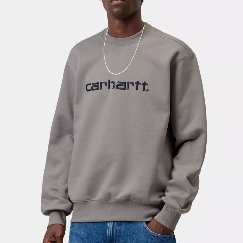 Sudadera Carhartt WIP: Carhartt Sweat (Shady Grey Dark Navy)