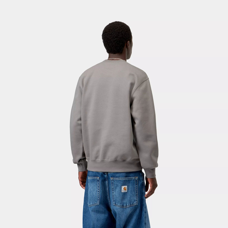 Sudadera Carhartt WIP: Carhartt Sweat (Shady Grey Dark Navy)