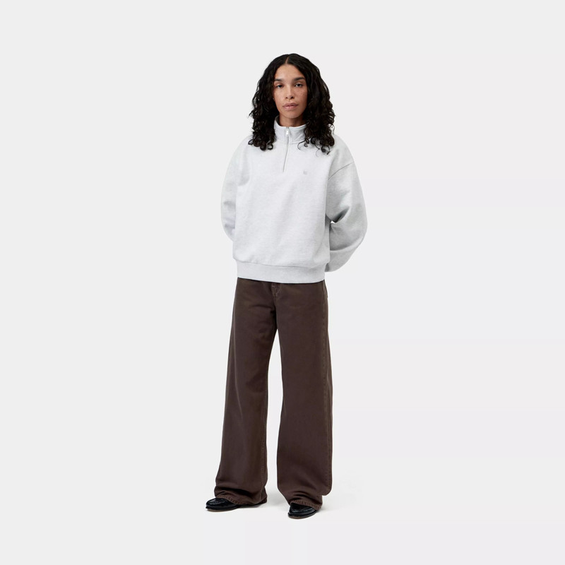 Sudadera Carhartt WIP: W Casey High Neck Sweat (Ash Hea Silver)