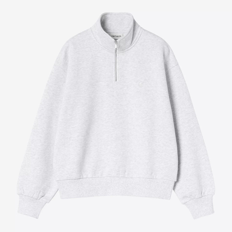 Sudadera Carhartt WIP: W Casey High Neck Sweat (Ash Hea Silver)