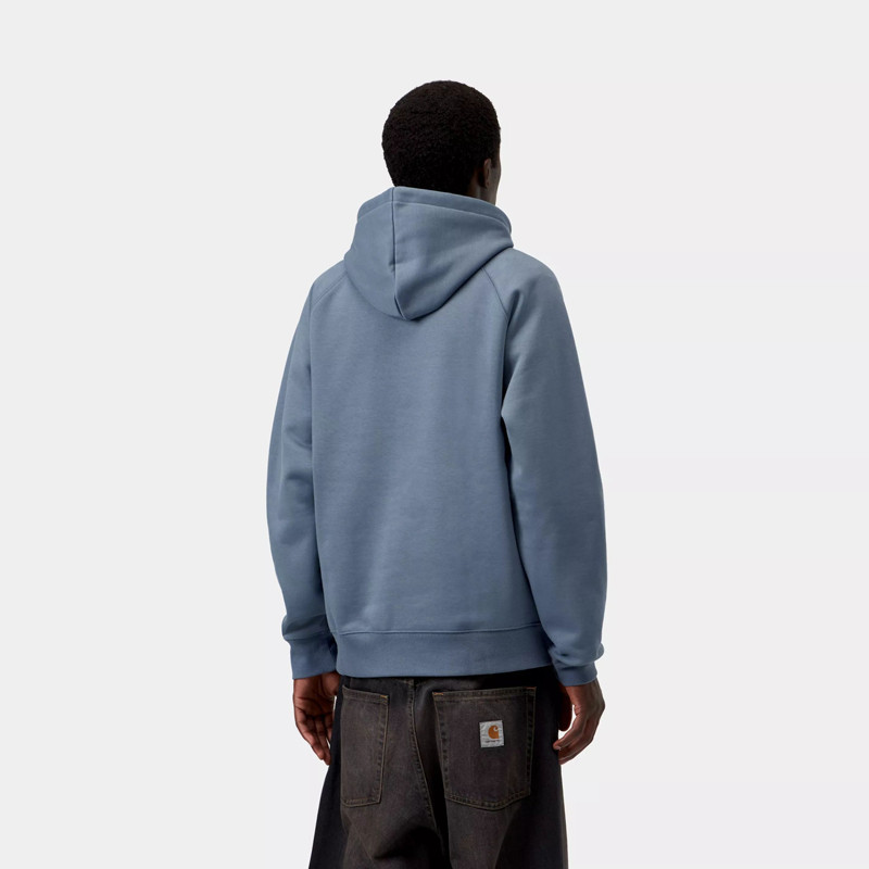 Sudadera Carhartt WIP: Hooded Chase Sweat (Icesheet Gold)