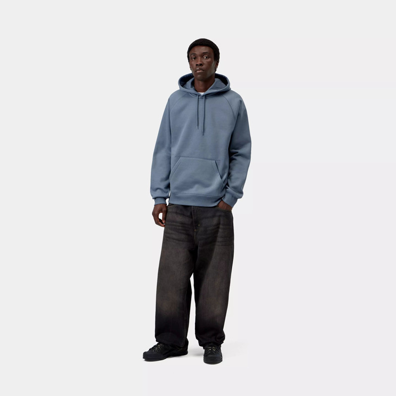 Sudadera Carhartt WIP: Hooded Chase Sweat (Icesheet Gold)