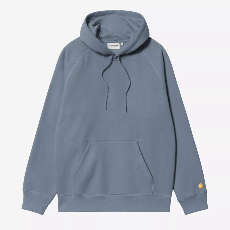 Sudadera Carhartt WIP: Hooded Chase Sweat (Icesheet Gold)
