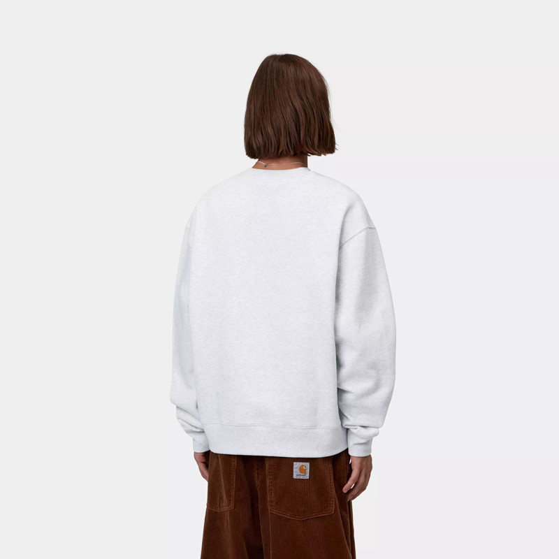 Sudadera Carhartt WIP: Mack Sweat (Ash Heather Black)