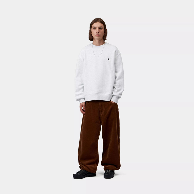 Sudadera Carhartt WIP: Mack Sweat (Ash Heather Black)