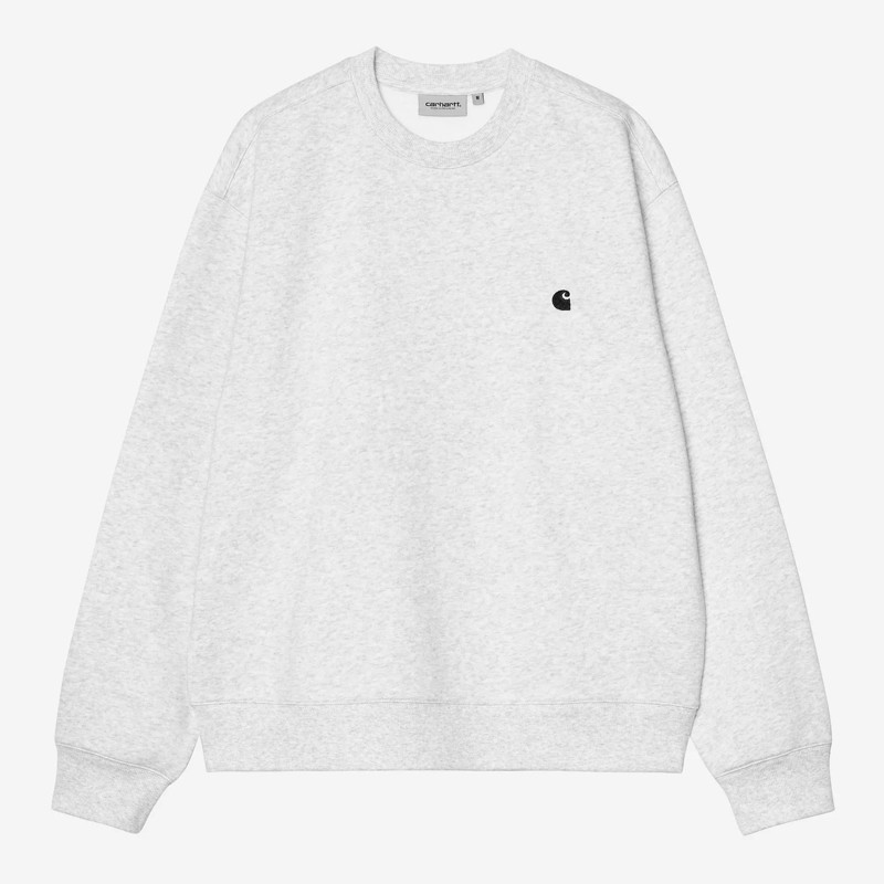 Sudadera Carhartt WIP: Mack Sweat (Ash Heather Black)