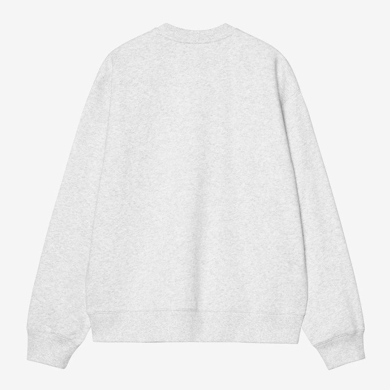 Sudadera Carhartt WIP: Mack Sweat (Ash Heather Black)