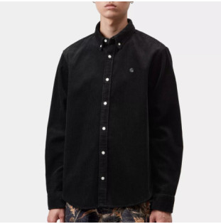Camisa Carhartt WIP: LS Madison Cord Shirt (Soot)