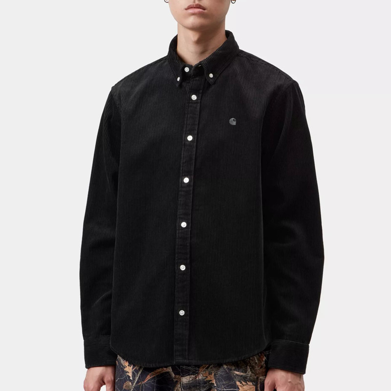 Camisa Carhartt WIP: LS Madison Cord Shirt (Soot)