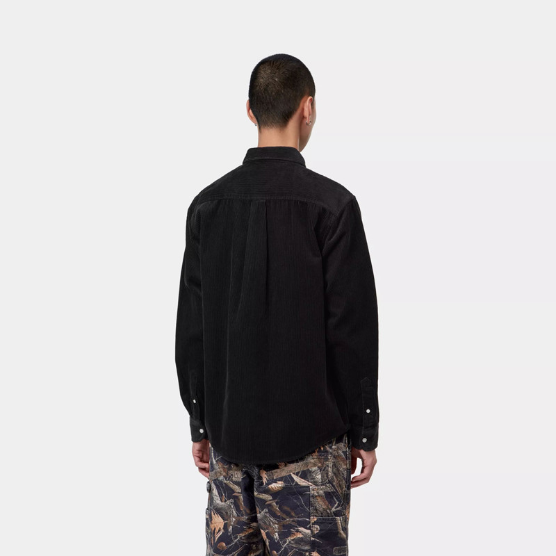 Camisa Carhartt WIP: LS Madison Cord Shirt (Soot)