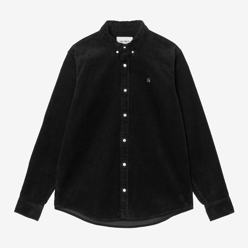 Camisa Carhartt WIP: LS Madison Cord Shirt (Soot)