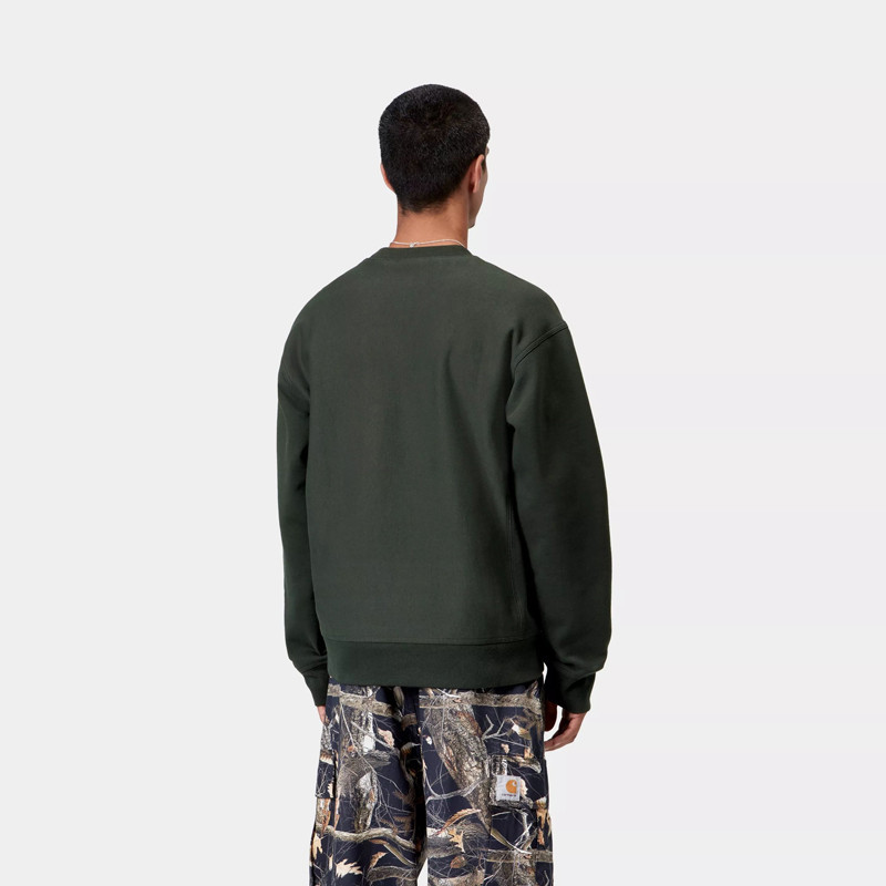 Sudadera Carhartt WIP: American Script Sweat (Raven)