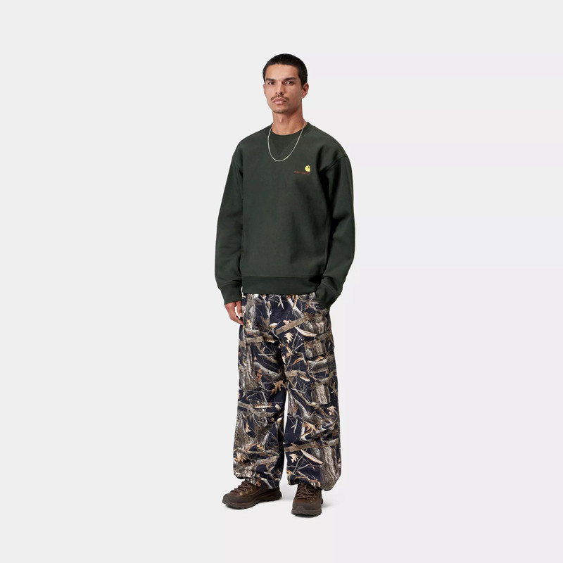Sudadera Carhartt WIP: American Script Sweat (Raven)