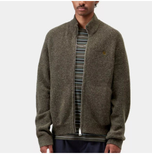 Jersey Carhartt WIP: Curtis Sweater Jacket (Tangled Shungite)