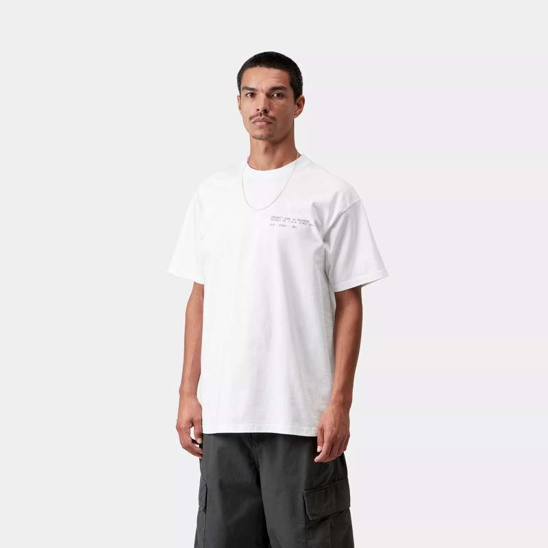 Camiseta Carhartt WIP: SS Feather Progress T-Shirt (White)