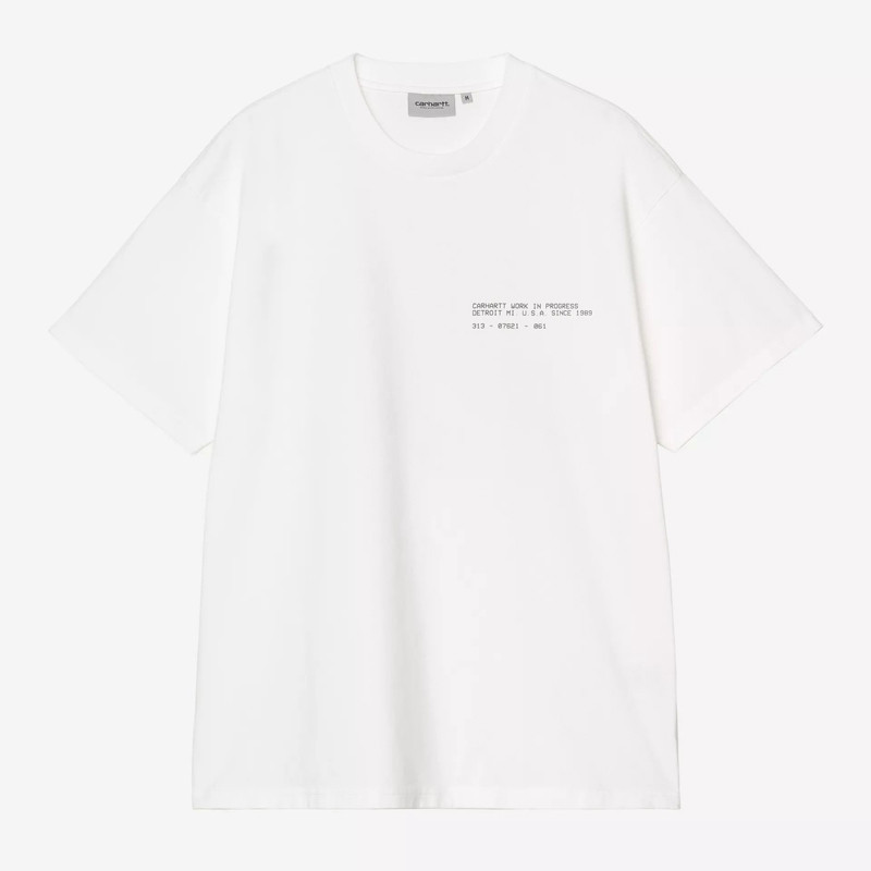 Camiseta Carhartt WIP: SS Feather Progress T-Shirt (White)