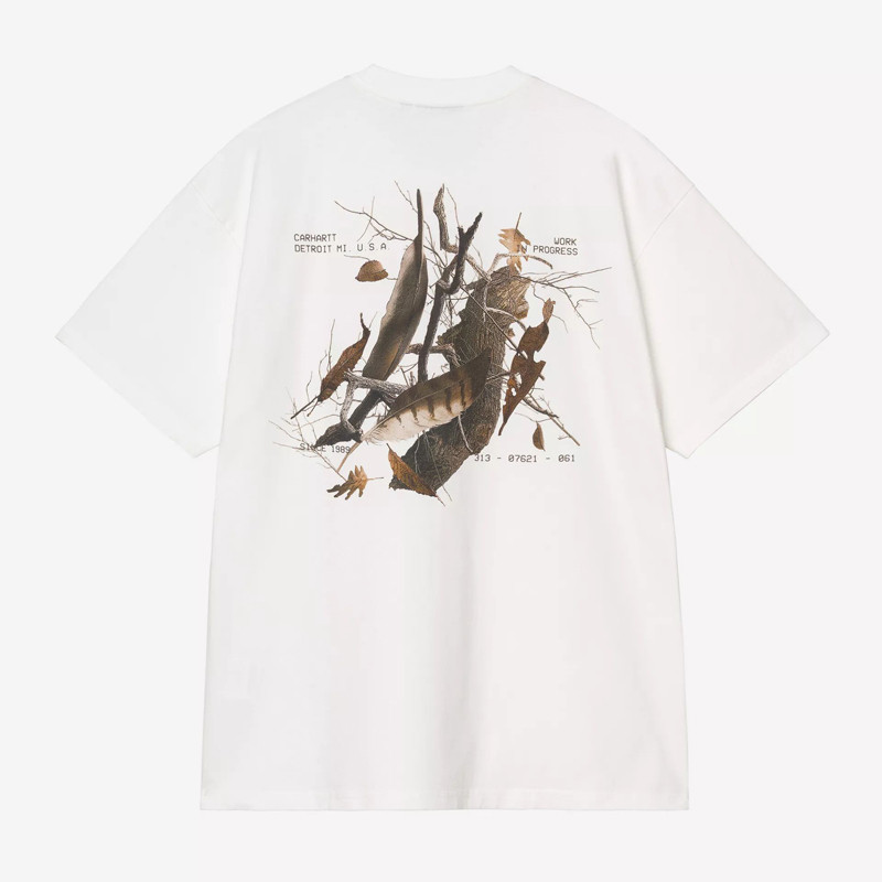 Camiseta Carhartt WIP: SS Feather Progress T-Shirt (White)