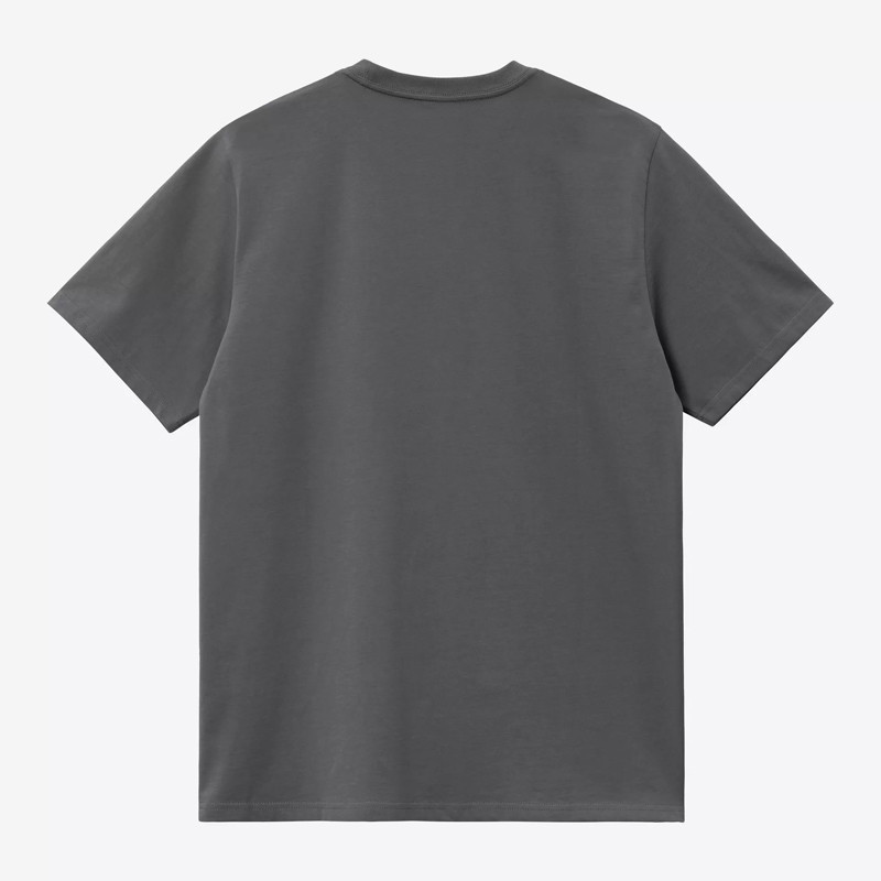 Camiseta Carhartt WIP: SS American Script T-Shirt (Graphite)