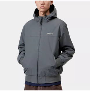 Chaqueta Carhartt WIP: Hooded Sail Jacket (Styx White)