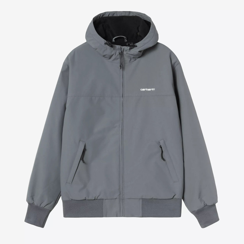 Chaqueta Carhartt WIP: Hooded Sail Jacket (Styx White)