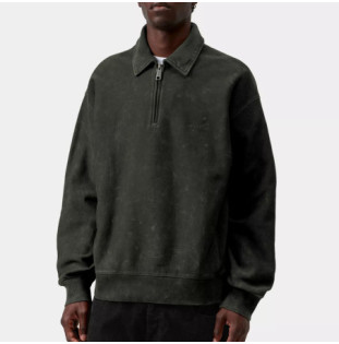 Sudadera Carhartt WIP: Lambert Polo Sweat (Raven)
