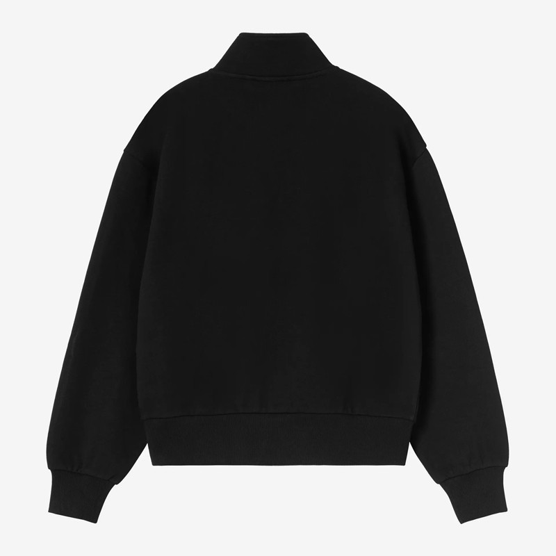 Sudadera Carhartt WIP: W Casey High Neck Sweat (Black Silver)